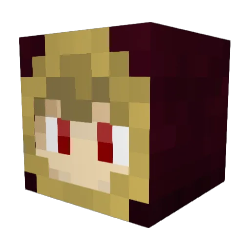 joshing_machine Minecraft avatar head, 3D render