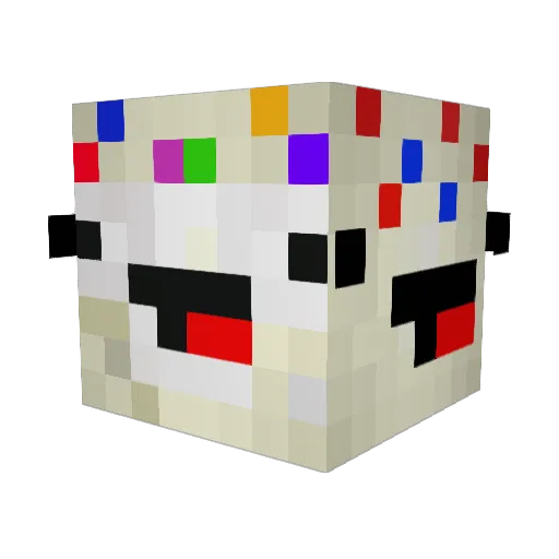 joshjpc Minecraft avatar head, 3D render