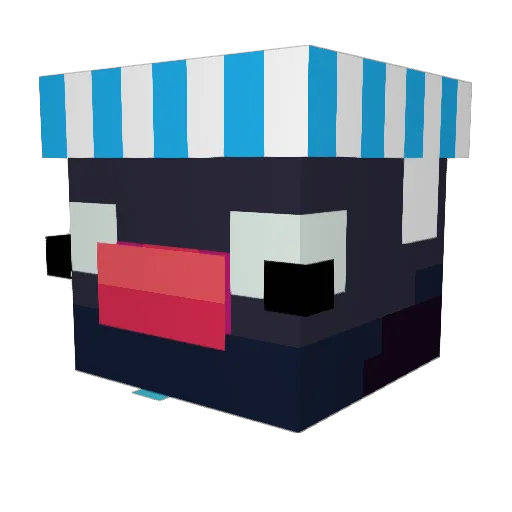 joshkaspar Minecraft avatar head, 3D render