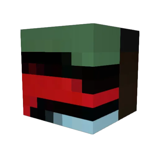 joshloltop1 Minecraft avatar head, 3D render