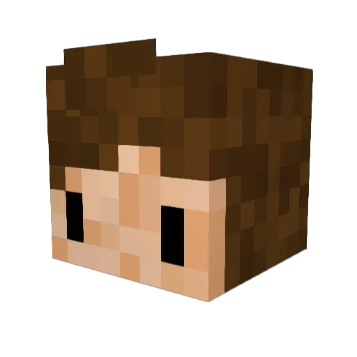 josho32789 Minecraft avatar head, 3D render