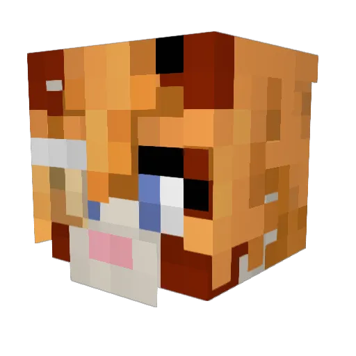 joshtrademark Minecraft avatar head, 3D render