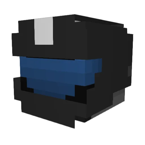joshtsg Minecraft avatar head, 3D render