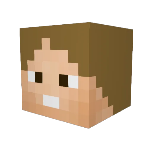 joshua0808 Minecraft avatar head, 3D render