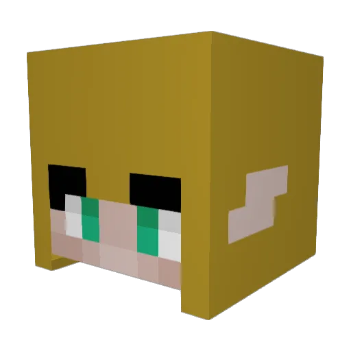 joshua419x Minecraft avatar head, 3D render