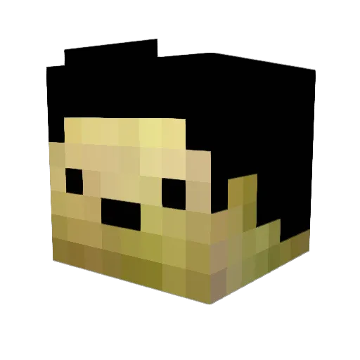 joshua_guava Minecraft avatar head, 3D render