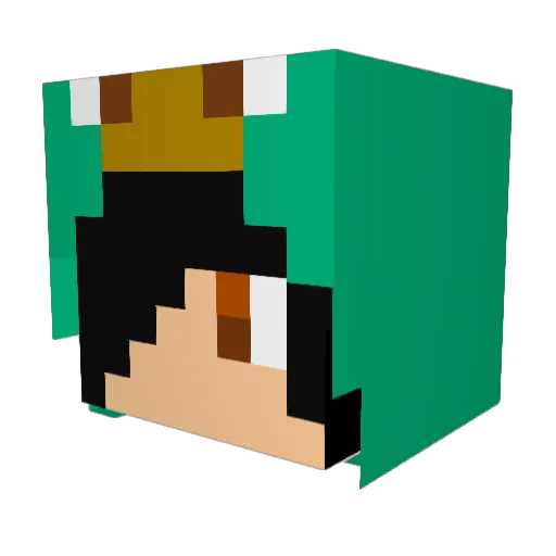 joshua_harper Minecraft avatar head, 3D render