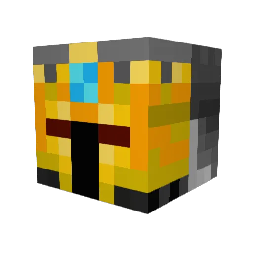 joshuac25 Minecraft avatar head, 3D render