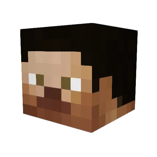 joshuapiovesan Minecraft avatar head, 3D render