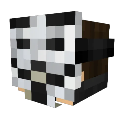 joshywazz Minecraft avatar head, 3D render