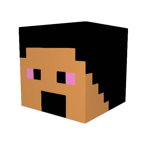 josia02 Minecraft avatar head, 3D render