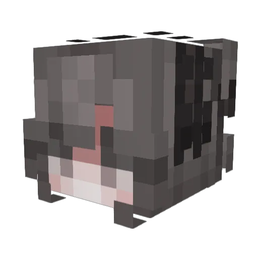 josiibee Minecraft avatar head, 3D render