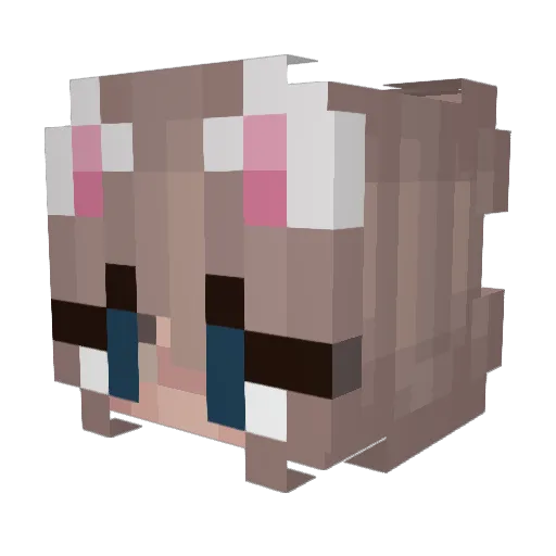 jositschosi Minecraft avatar head, 3D render