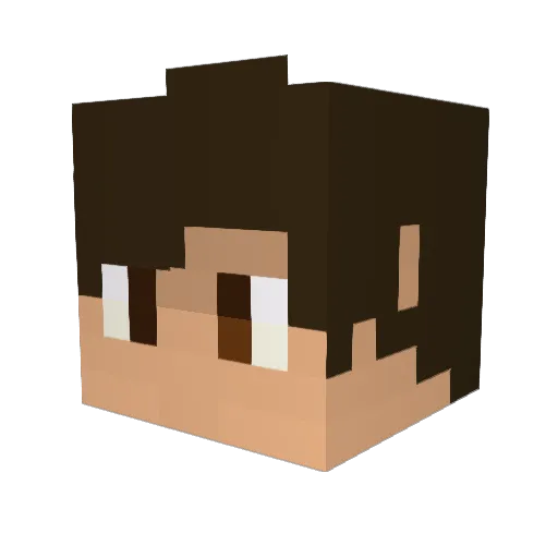 josman7c Minecraft avatar head, 3D render