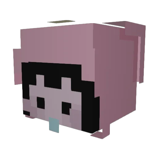 josongg Minecraft avatar head, 3D render