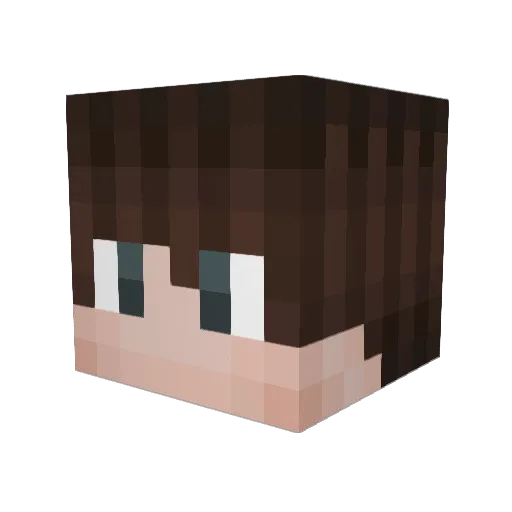jossecarstens Minecraft avatar head, 3D render