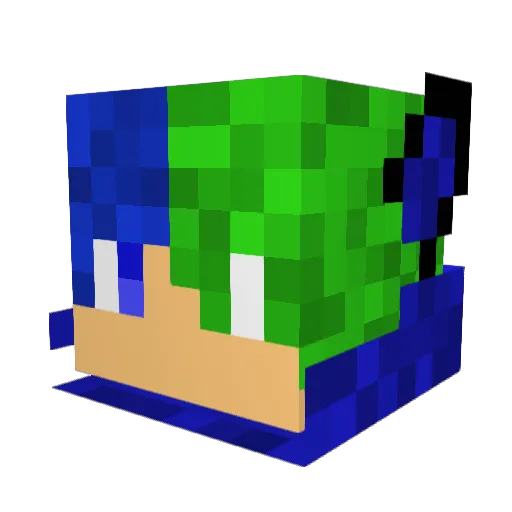 jossliane Minecraft avatar head, 3D render