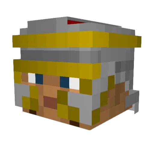 jossvtr Minecraft avatar head, 3D render