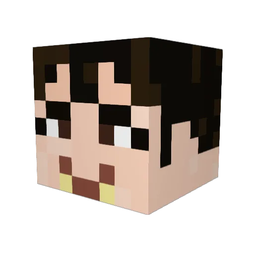 josuedean Minecraft avatar head, 3D render