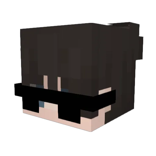 jotacoin Minecraft avatar head, 3D render