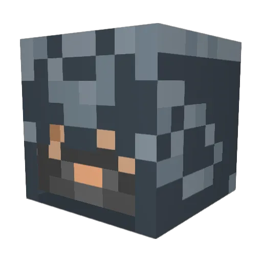jothemofo Minecraft avatar head, 3D render