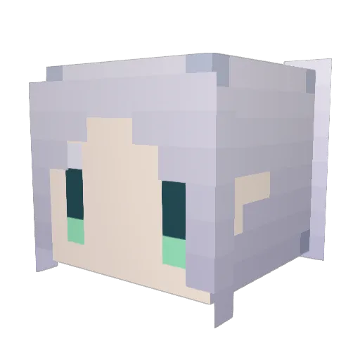 jouwan3 Minecraft avatar head, 3D render