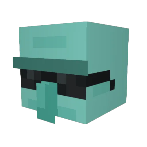 jov_limon Minecraft avatar head, 3D render