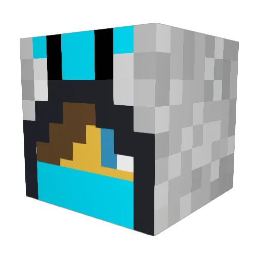 jovanny_7 Minecraft avatar head, 3D render