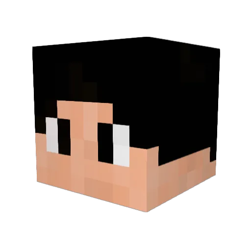 jovemwrs Minecraft avatar head, 3D render