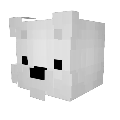 jovicangel Minecraft avatar head, 3D render