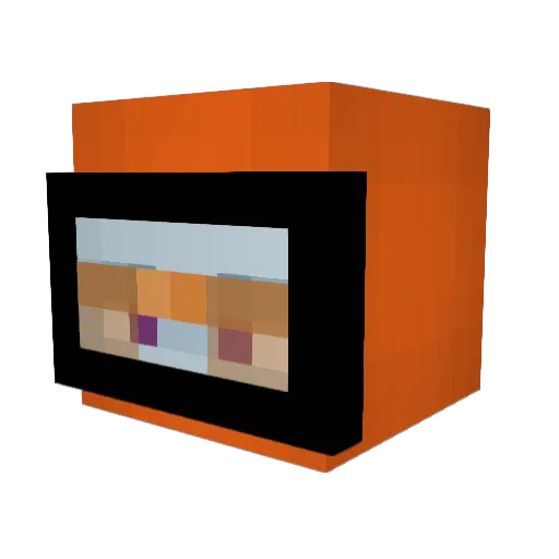 jovvod Minecraft avatar head, 3D render