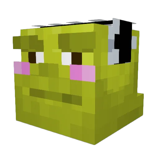 joyajj Minecraft avatar head, 3D render