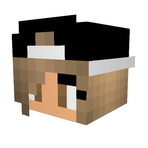 joycestar Minecraft avatar head, 3D render