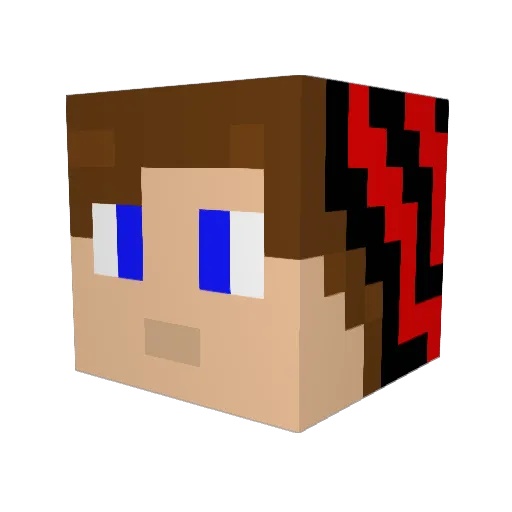 joyjammg Minecraft avatar head, 3D render