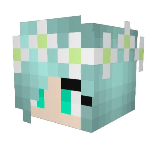 joyjoylover Minecraft avatar head, 3D render