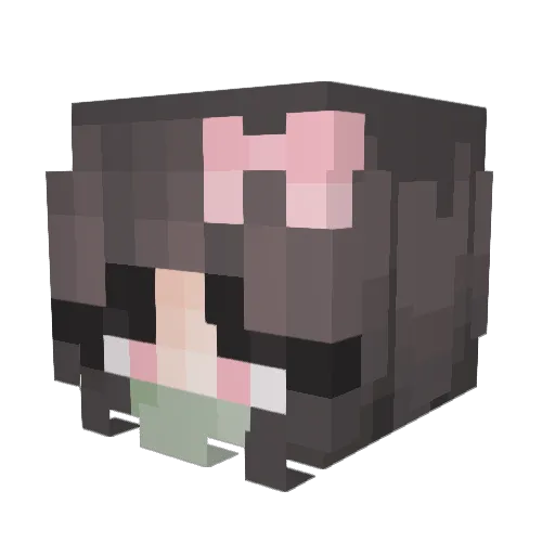 joylica Minecraft avatar head, 3D render