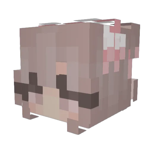 joyteaa Minecraft avatar head, 3D render