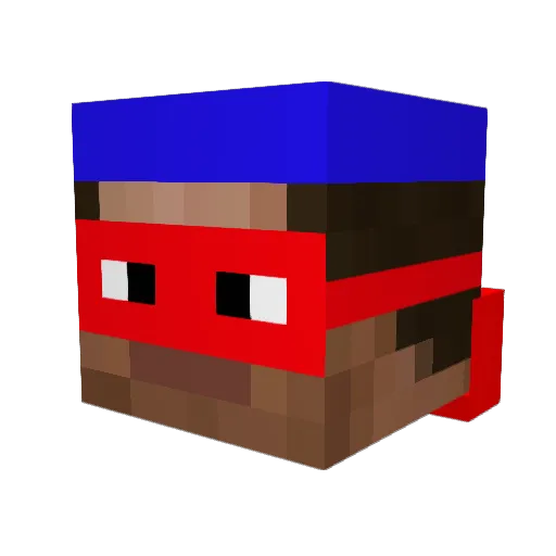 jozo1121 Minecraft avatar head, 3D render
