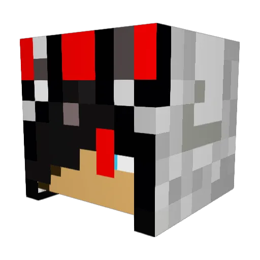 jparkey Minecraft avatar head, 3D render
