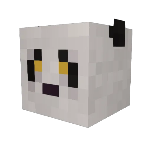 jpavley Minecraft avatar head, 3D render