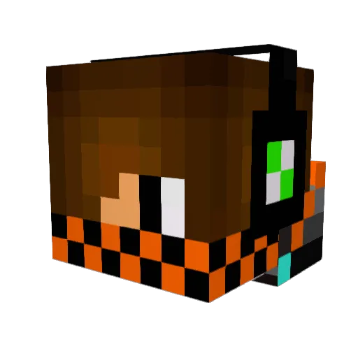 jpc23 Minecraft avatar head, 3D render
