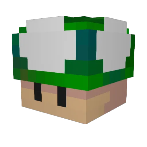 jpdie Minecraft avatar head, 3D render