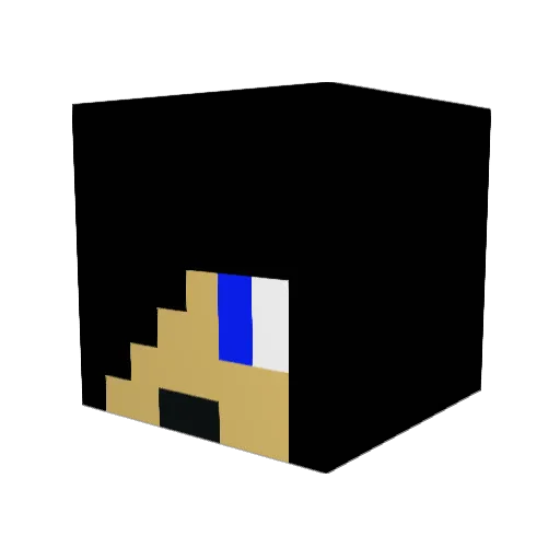 jpdlloyd Minecraft avatar head, 3D render
