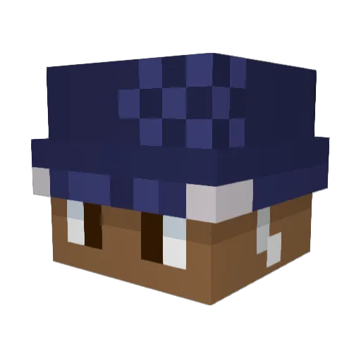 jpegzilla Minecraft avatar head, 3D render