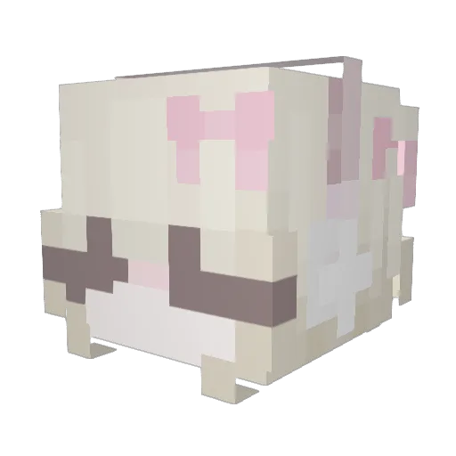jplmaomao Minecraft avatar head, 3D render