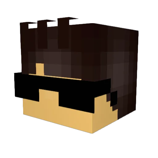 jpm923 Minecraft avatar head, 3D render