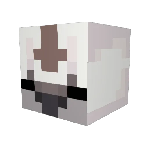 jpmarr Minecraft avatar head, 3D render