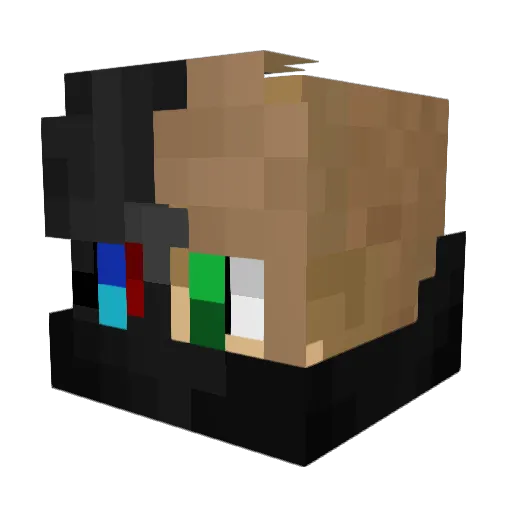 jpmilan Minecraft avatar head, 3D render