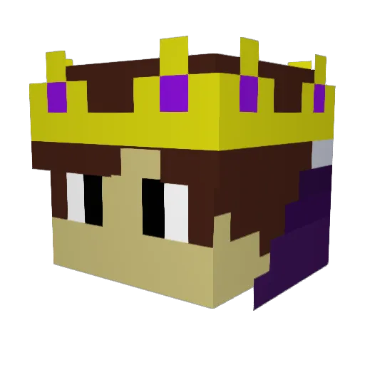 jpodobnik Minecraft avatar head, 3D render