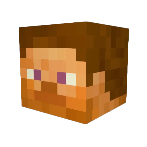 jpotato1 Minecraft avatar head, 3D render